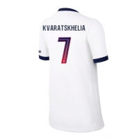 Camiseta Paris Saint-Germain Khvicha Kvaratskhelia #7 Segunda Equipación Replica 2026-27 para mujer mangas cortas